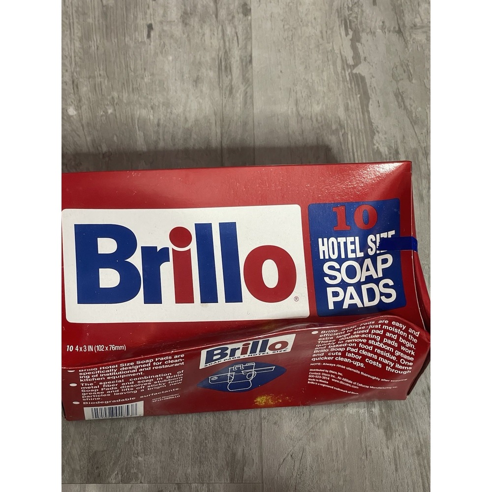 Brillo Steel Wool Soap Pad 10/Box